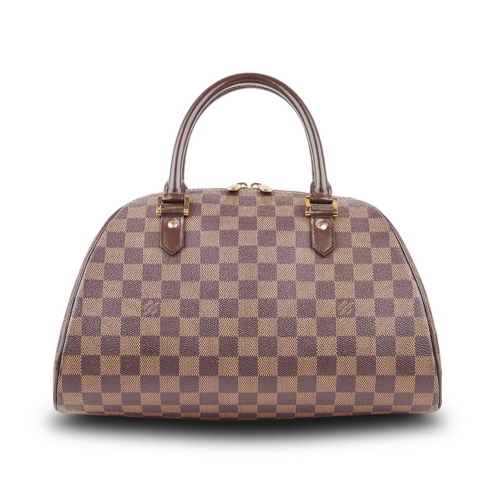 Louis Vuitton Elegant Brown Checkered Women's Handbag